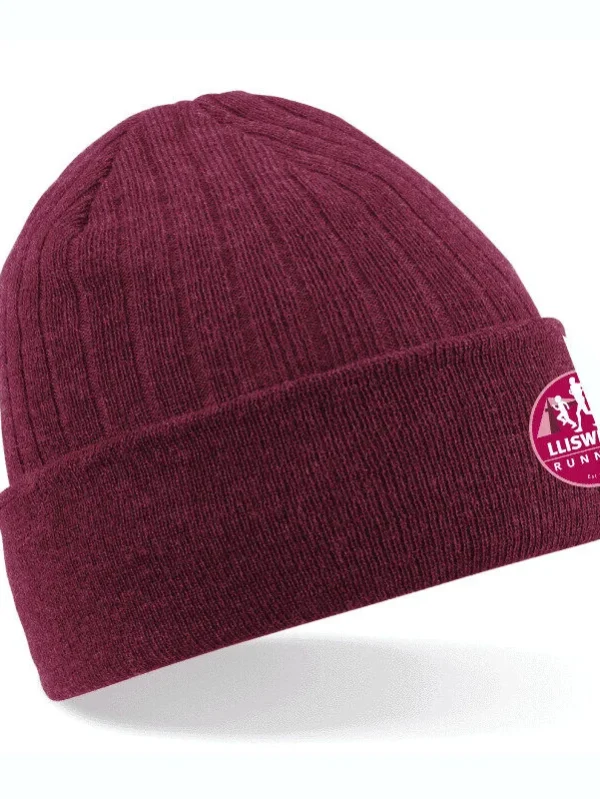 Lliswerry Runners Beanie - Bergundy