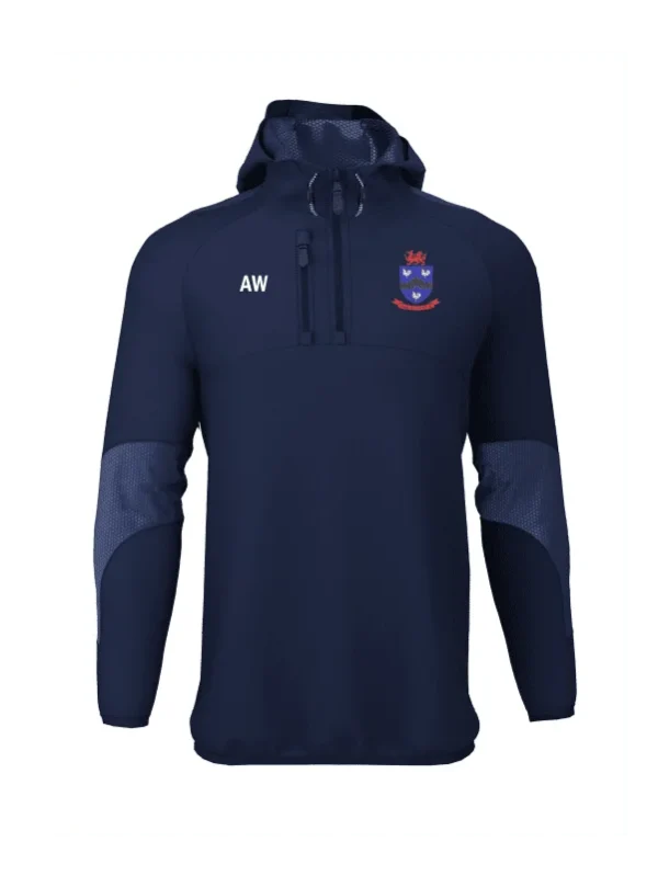 edge hooded jacket front