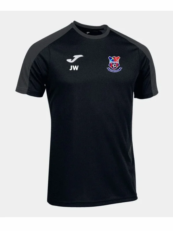 Porthcawl FC Coaches Eco Championship T Shirt - 2XL, Black/Anthracite